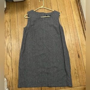 Rohan Gray/White Striped Sleeveless Dress
